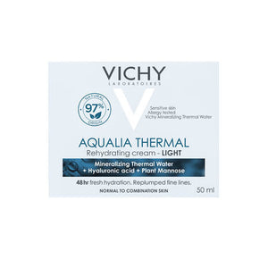 Vichy Aqualia Thermal Light Moisturising  Cream for Normal/Combination Skin with Hyaluronic acid 50ml + Free H.A Filler 10ml + Free UV Age 3ml