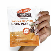 Load image into Gallery viewer, Palmer&#39;s Cocoa Butter Length Retention Biotin Pack 60g