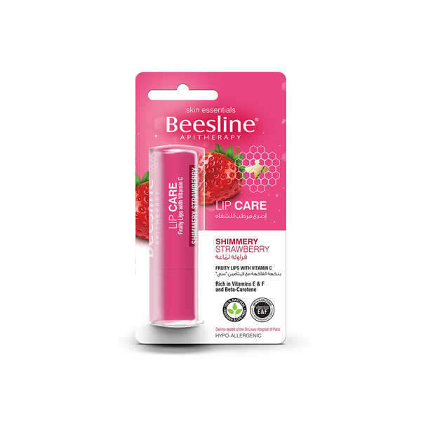 BEESLINE LIP CARE SHIMMERY STRAWBERRY