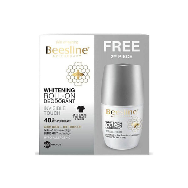 BEESLINE WHITENING ROLL-ON DEODORANT INVISIBLE TOUCH + FREE BEESLINE WHITENING ROLL-ON DEODORANT INVISIBLE TOUCH