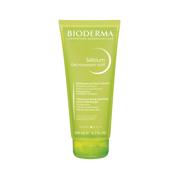 BIODERMA SEBIUM GEL MOUSSANT ACTIF 200ML