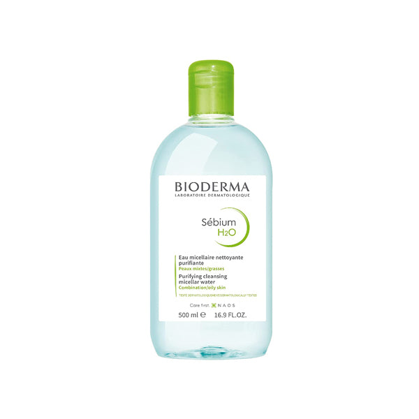 BIODERMA SEBIUM H2O PURIFYING CLEANSING MICELLAR WATER 500ML