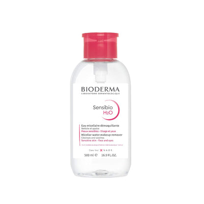 BIODERMA SENSIBIO H2O MAKEUP REMOVING PUMP 500ML