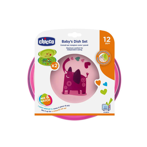 CHICCO DISH SET 12M+ 