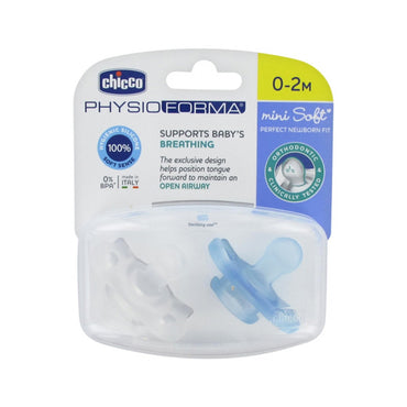 Chicco Mini Soft Soother Sil 0-2m 2pcs C