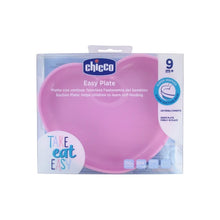 Load image into Gallery viewer, CHICCO SILICONE HEART SHAPED PLATE 9M+