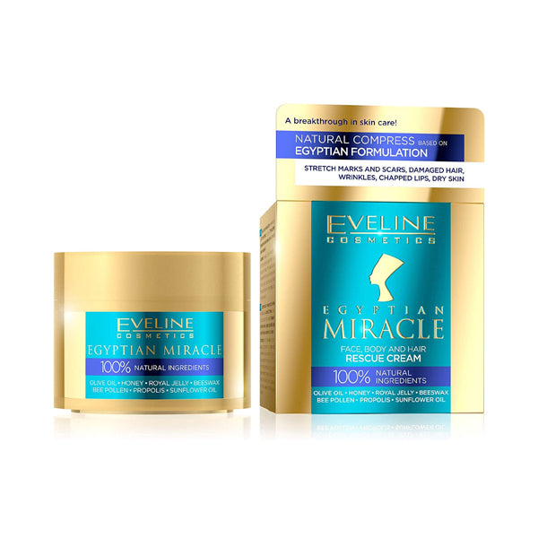 EVELINE EGYPTIAN MIRACLE FACE, BODY AND HAIR CREAM 40ML