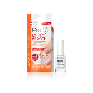 EVELINE EXTREME GROWTH PROTEIN NAIL CONDITIONER & BASE COAT