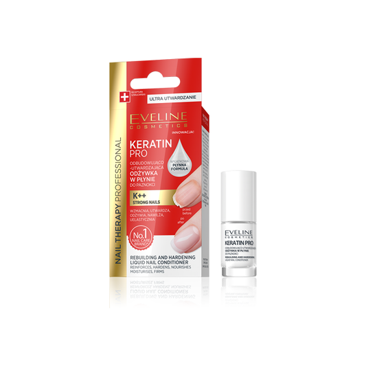 EVELINE KERATIN PRO REBUILDING AND HARDENING NAIL CONDITIONER - SERUM