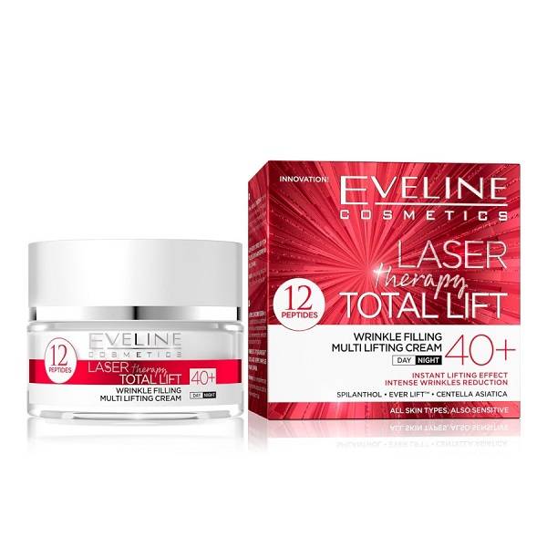 EVELINE LASER TOTAL LIFT WRINKLE FILLING CREAM 40+ 50ML