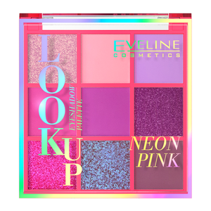 EVELINE LOOK UP NEON PINK EYESHADOW PALETTE