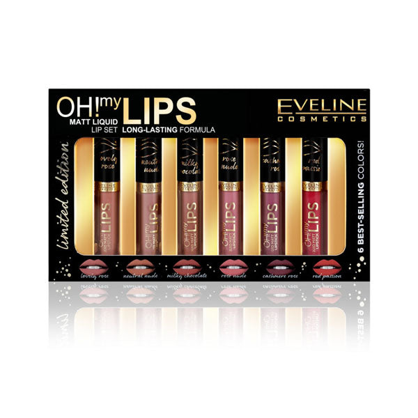 EVELINE OH MY LIPS MATT LIQUID LIP SET