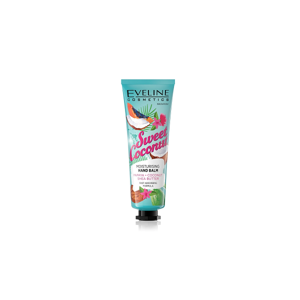 EVELINE SWEET COCONUT MOISTURISING HAND BALM 50ML