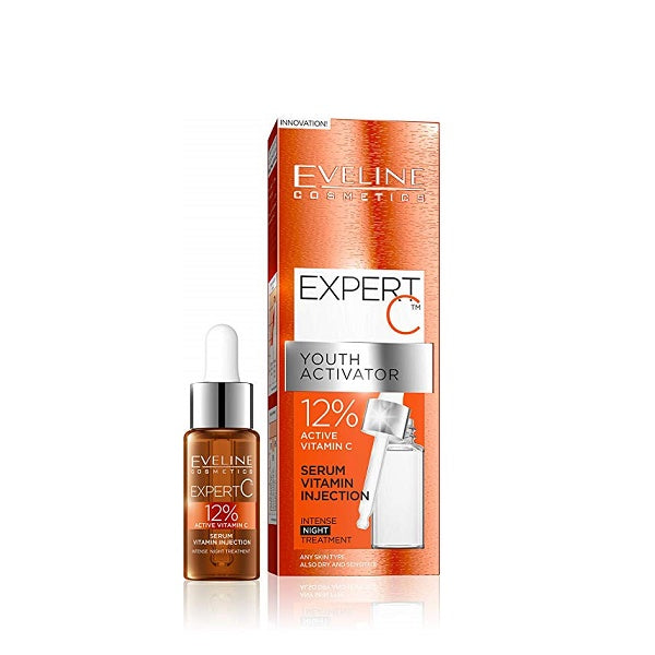 EVELINE VITAMIN C SERUM INJECTION 12% ACTIVE 18ML