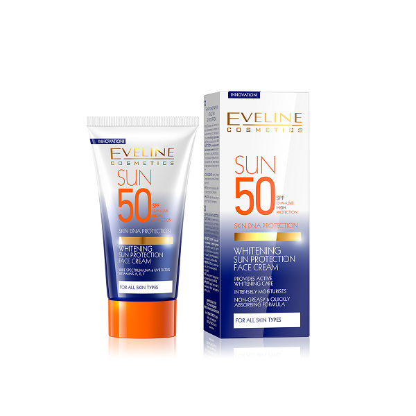 EVELINE WHITENING SUN PROTECTION FACE CREAM 50 SPF 50ML