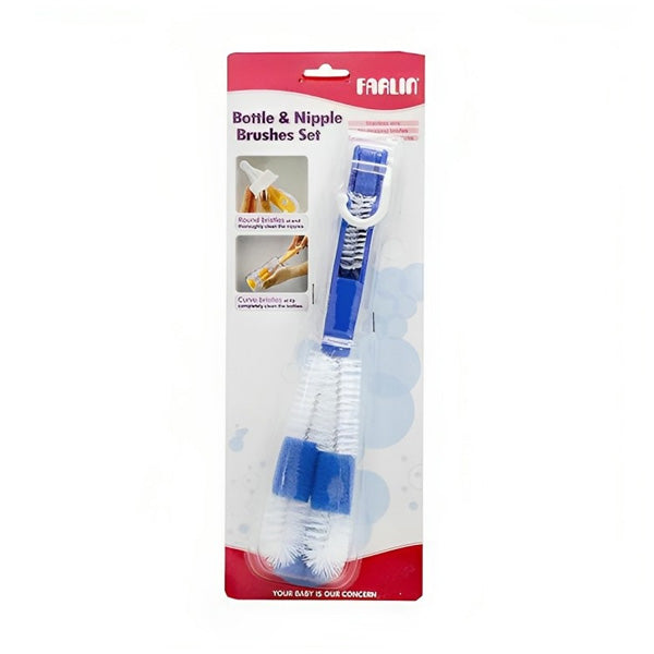 FARLIN BOTTLE & NIPPLE BRUSHES SET