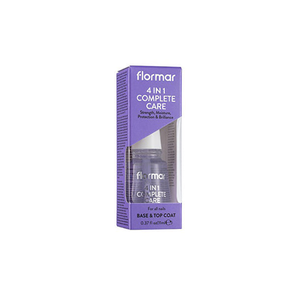 FLORMAR 4 IN 1 COMPLETE CARE BASE & TOP COAT 11ML