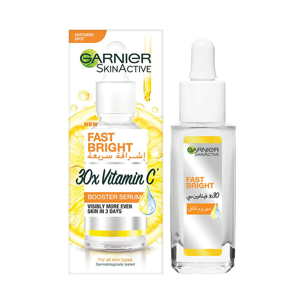 GARNIER FAST BRIGHT VITAMIN C BOOSTER SERUM 30ML