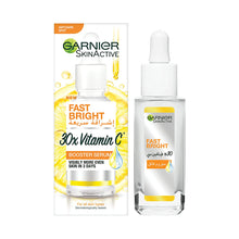 Load image into Gallery viewer, GARNIER FAST BRIGHT VITAMIN C BOOSTER SERUM 30ML