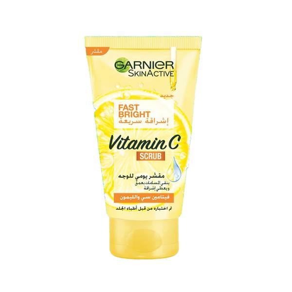 GARNIER FAST BRIGHT VITAMIN C SCRUB 150ML