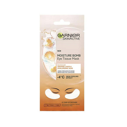 GARNIER SKIN ACTIVE HYDRA BOMB EYE TISSUE MASK