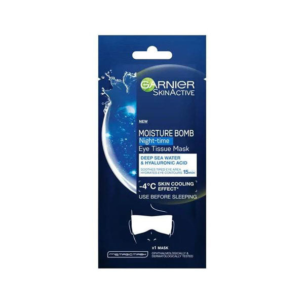 GARNIER SKINACTIVE HYDRA BOMB EYE TISSUE NIGHT MASK