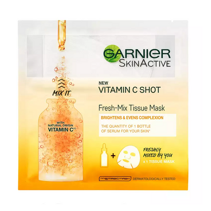 GARNIER SKIN ACTIVE VITAMIN C SHOT MASK