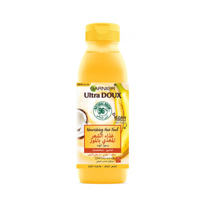 GARNIER ULTRA DOUX HAIR FOOD BANANA & SHEA SHAMPOO 350ML