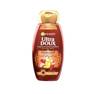 GARNIER ULTRA DOUX HEALING CASTOR & ALMOND OILS SHAMPOO 400ML