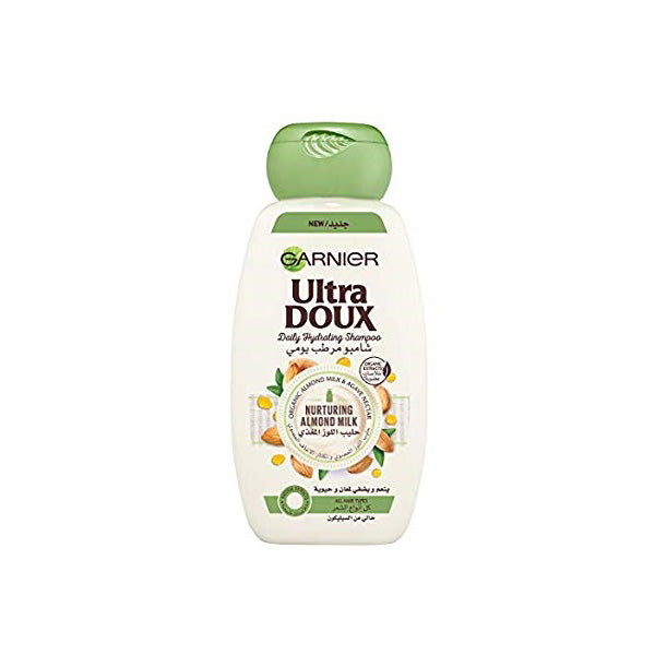 GARNIER ULTRA DOUX NURTURING ALMOND MILK DAILY HYDRATING SHAMPOO 400ML