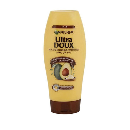 GARNIER ULTRA DOUX WITH AVOCADO OIL & SHEA BUTTER CONDITIONER 400ML