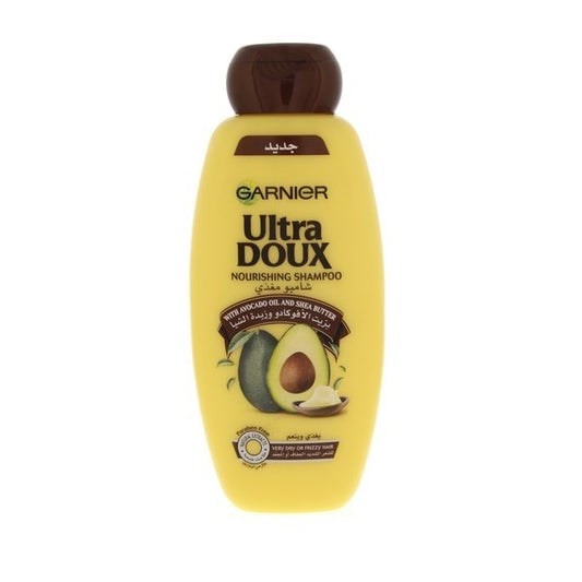 GARNIER ULTRA DOUX WITH AVOCADO OIL & SHEA BUTTER SHAMPOO 400ML