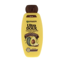 Load image into Gallery viewer, GARNIER ULTRA DOUX WITH AVOCADO OIL &amp; SHEA BUTTER SHAMPOO 400ML