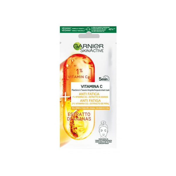 GARNIER VITAMIN C DETOX AMPOULE SHEET MASK