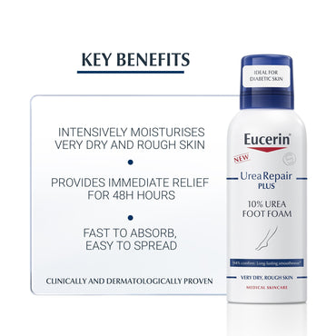 Eucerin Urea Repair Plus 10% Urea Foot Foam 150ml