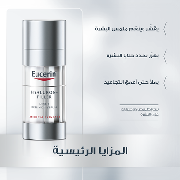 Eucerin Hyaluron Filler Night Peeling & Serum 30ml