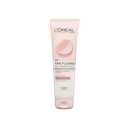 LOREAL FINE FLOWERS GEL CREAM WASH FOR DRY AND SENSITIVE SKIN