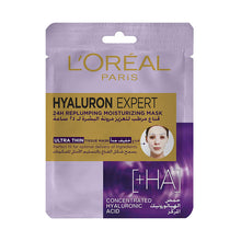 Load image into Gallery viewer, LOREAL HYALURON 24H REPLUMPING MOISTURIZING MASK