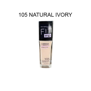 MAYBELLINE FIT ME LUMINOUS + SMOOTH FOR NORMAL TO DRY FOUNDATION
