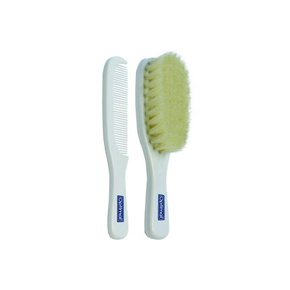 Optimal Hair Brush & comb Set Blue