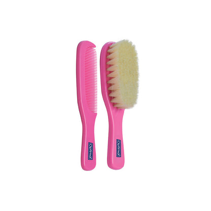 OPTIMAL HAIR BRUSH&COMB SET BLUE