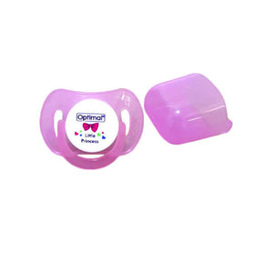 Optimal Orthodontic Round Nipple Silicone Pacifiers 6+