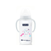 Load image into Gallery viewer, OPTIMAL WIDE NECK BABY BOTTLE WITH HANDLE 300ML