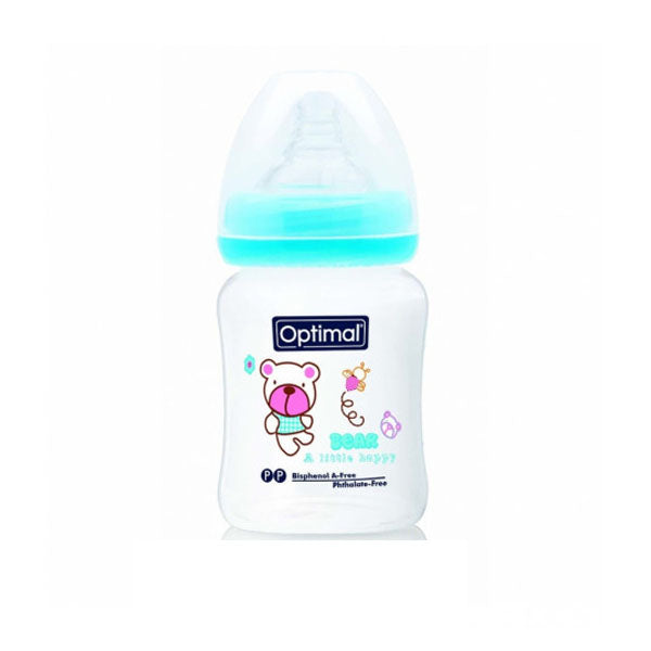 OPTIMAL WIDE NECK FEEDING BABY BOTTLE 180ML