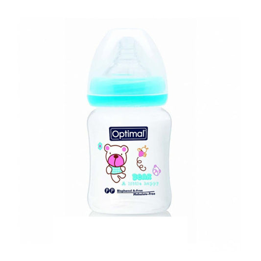 OPTIMAL WIDE NECK FEEDING BABY BOTTLE 180ML