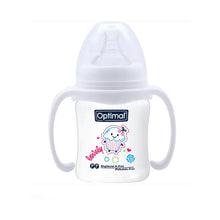 Load image into Gallery viewer, Optimal Wide Neck Feeding Baby Bottle With Handle 180ml