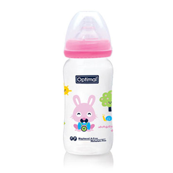 OPTIMAL WIDE NECK FEEDING BOTTLE 300ML