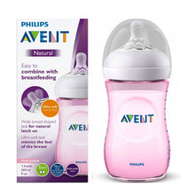 Load image into Gallery viewer, PHILIPS AVENT NATURAL FEEDING BOTTLE 260ML WITH COLOR