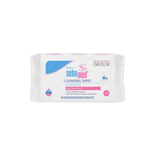 SEBAMED CLEANSING WIPES 72 PEC