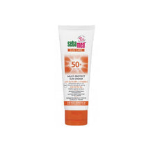Load image into Gallery viewer, SEBAMED MULTI PROTECT SUN CREAM SPF 50+ 75ML + FREE CLEANSING BAR 20G